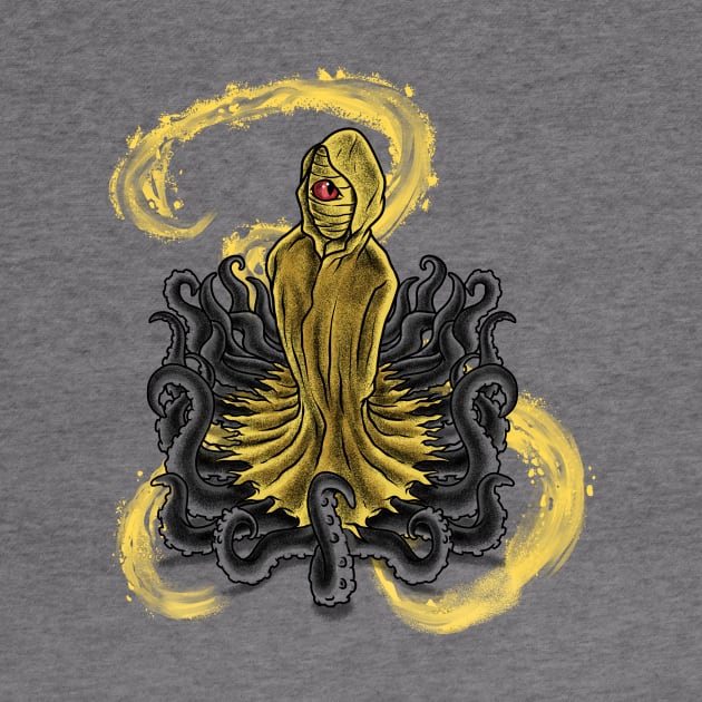 Embrace the Madness: Hastur The King in Yellow Design by Holymayo Tee